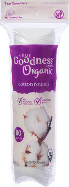 True Goodness Organic Cotton Rounds or Balls*