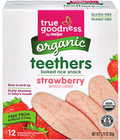 True Goodness Organic Teethers Snacks*