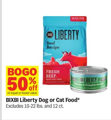 BIXBI Liberty Dog or Cat Food*