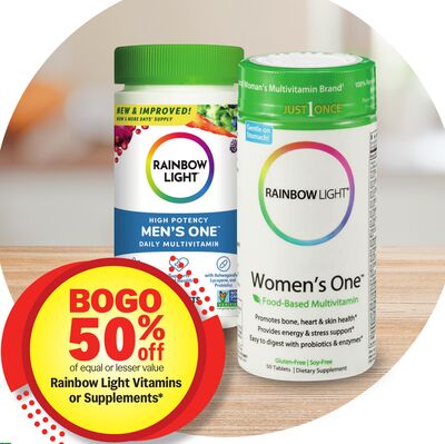 Rainbow Light Vitamins or Supplements*