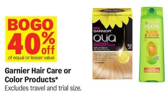 Garnier Hair Care or Color Products*