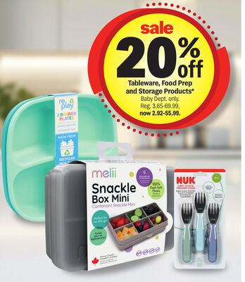 Tableware, Food Prep and Storage Products*