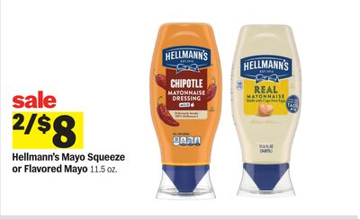 Hellmann's Mayo Squeeze or Flavored Mayo