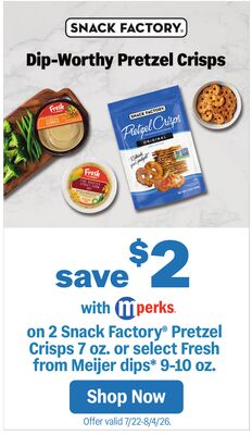 Snack Factory® Pretzel Crisps