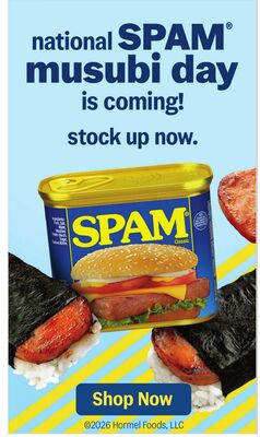 national SPAM® musubi day is coming!