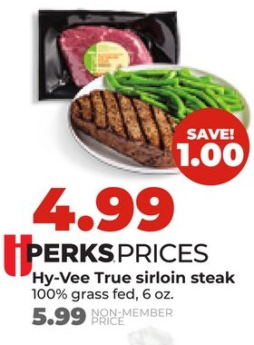Hy-Vee True sirloin steak