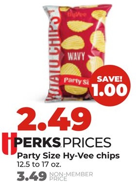 Party Size Hy-Vee chips