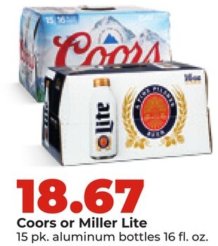 Coors or Miller Lite