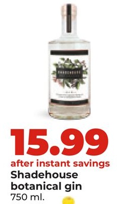 Shadehouse botanical gin