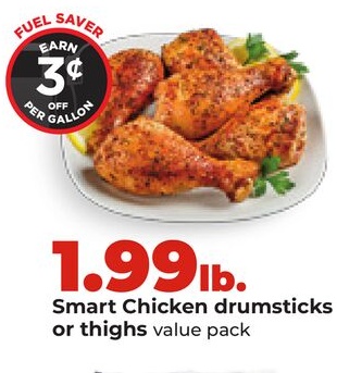 Smart Chicken drumsticks or thighs value pack