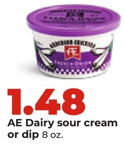 AE Dairy sour cream or dip