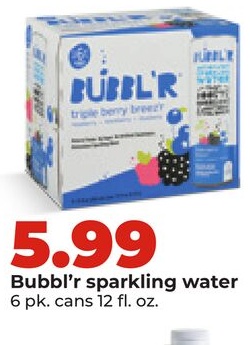 Bubbl'r sparkling water