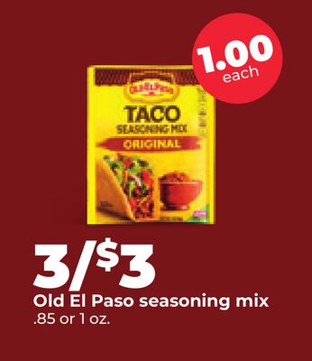 Old El Paso seasoning mix
