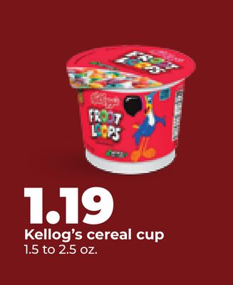 Kellog's cereal cup