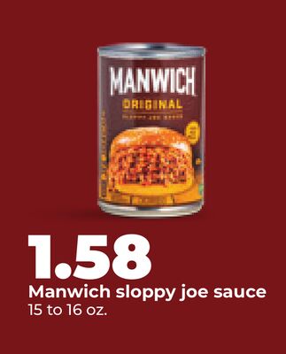 Manwich sloppy joe sauce