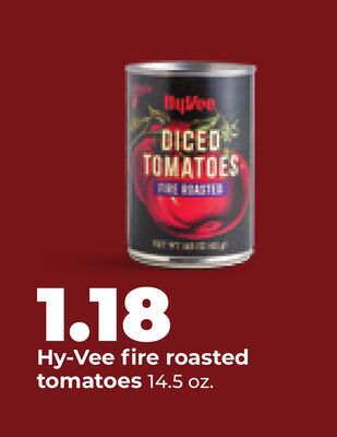Hy-Vee fire roasted tomatoes