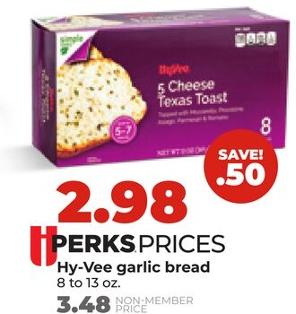 Hy-Vee garlic bread
