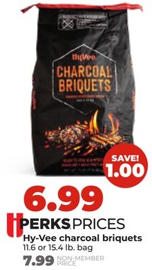 Hy-Vee charcoal briquets