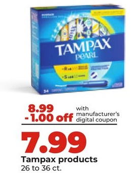 Tampax products