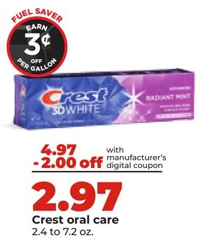 Crest oral care