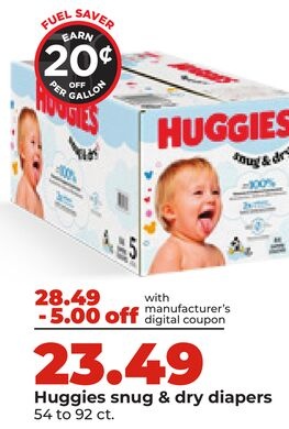 Huggies snug & dry diapers