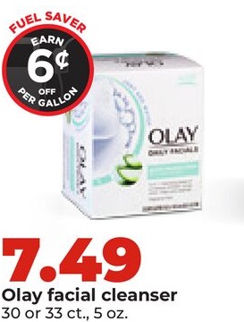 Olay facial cleanser