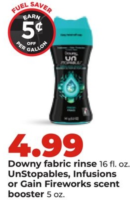 Downy fabric rinse 16 fl oz., UnStopables, Infusions or Gain Fireworks scent booster
