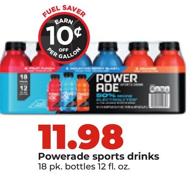 Powerade sports drinks