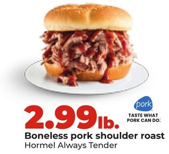 Boneless pork shoulder roast