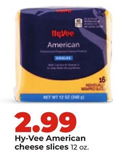 Hy-Vee American cheese slices