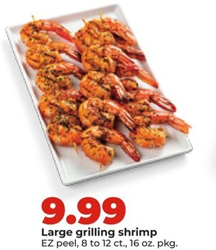 Large grilling shrimp