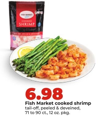 Fish Market cooked shrimp