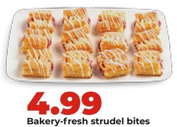 Bakery-fresh strudel bites