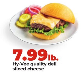 Hy-Vee quality deli sliced cheese
