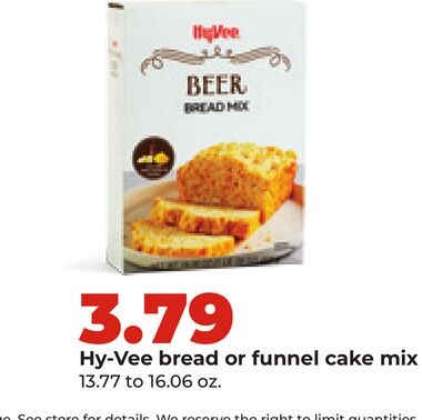 Hy-Vee bread or funnel cake mix