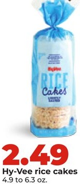 Hy-Vee rice cakes
