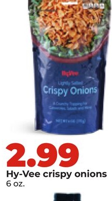 Hy-Vee crispy onions