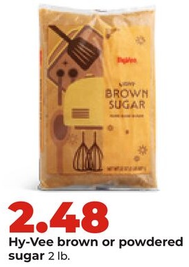 Hy-Vee brown or powdered sugar