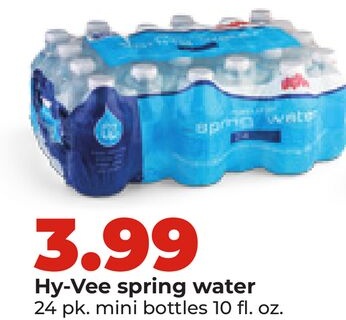 Hy-Vee spring water
