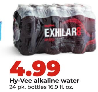 Hy-Vee alkaline water
