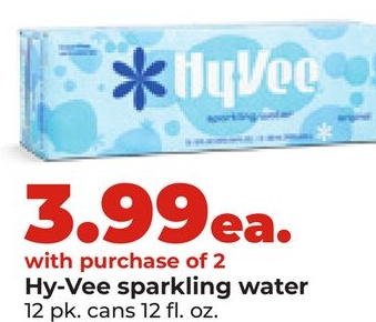 Hy-Vee sparkling water