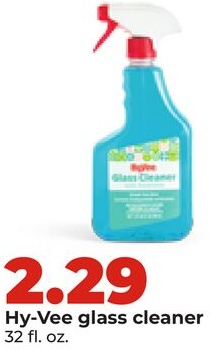Hy-Vee glass cleaner