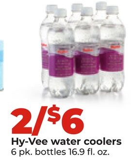 Hy-Vee water coolers