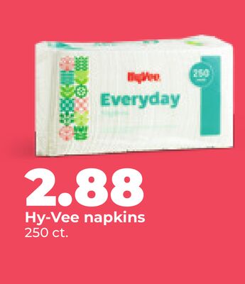 Hy-Vee napkins