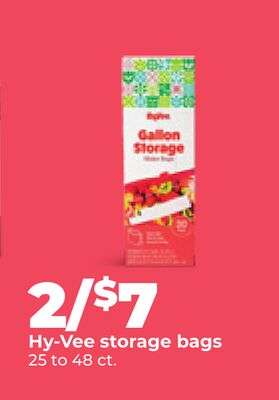 Hy-Vee storage bags