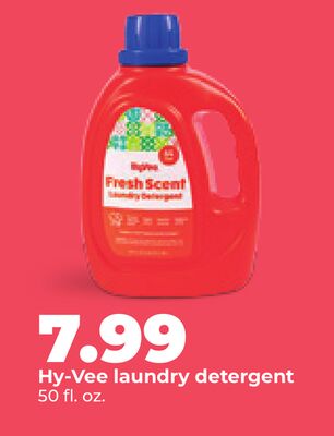 Hy-Vee laundry detergent