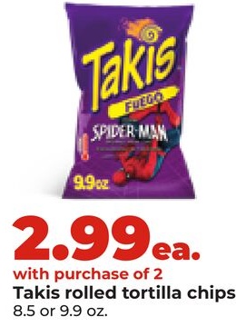 Takis rolled tortilla chips
