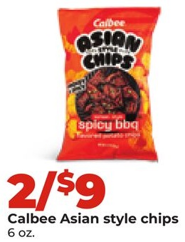 Calbee Asian style chips