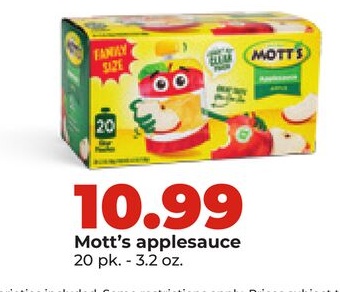 Mott's applesauce