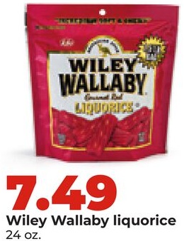 Wiley Wallaby liquorice